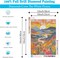 Diamond Art Painting Landscape-Diamond Painting Kits for Adults,5D Diamond Painting,DIY Full Drill Diamond Painting Sunrise Gem Painting and Crafts 12x16inch